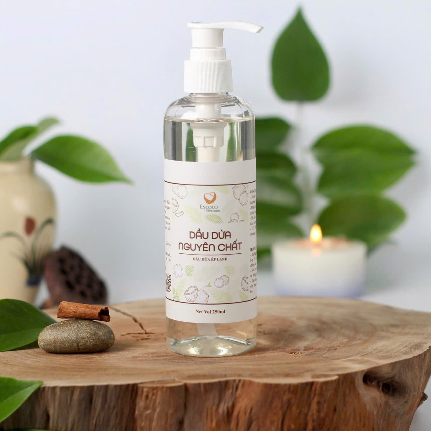 Dầu dừa ép lạnh 250ml