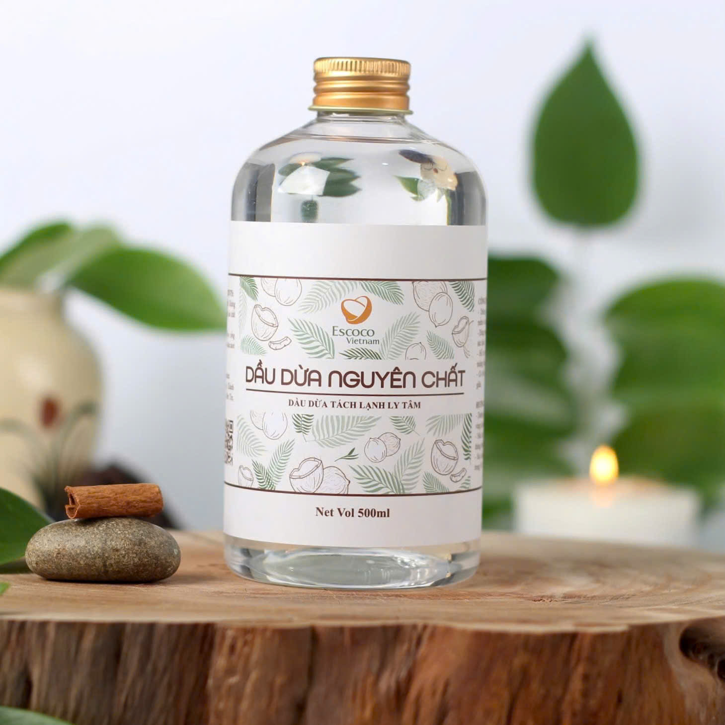 Dầu dừa tách lạnh ly tâm 500ml